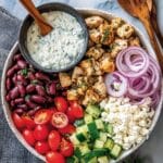 Low-Carb & Keto Greek Chicken Bowls Recipe