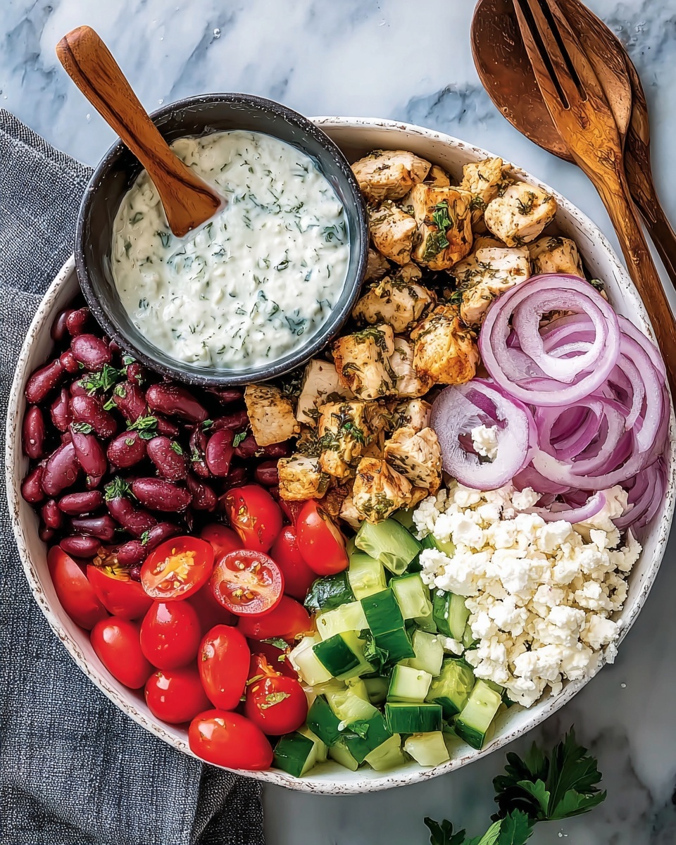 Low-Carb & Keto Greek Chicken Bowls Recipe