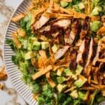 Chili Lime Chicken Salad with Crispy Tortilla Strips Recipe