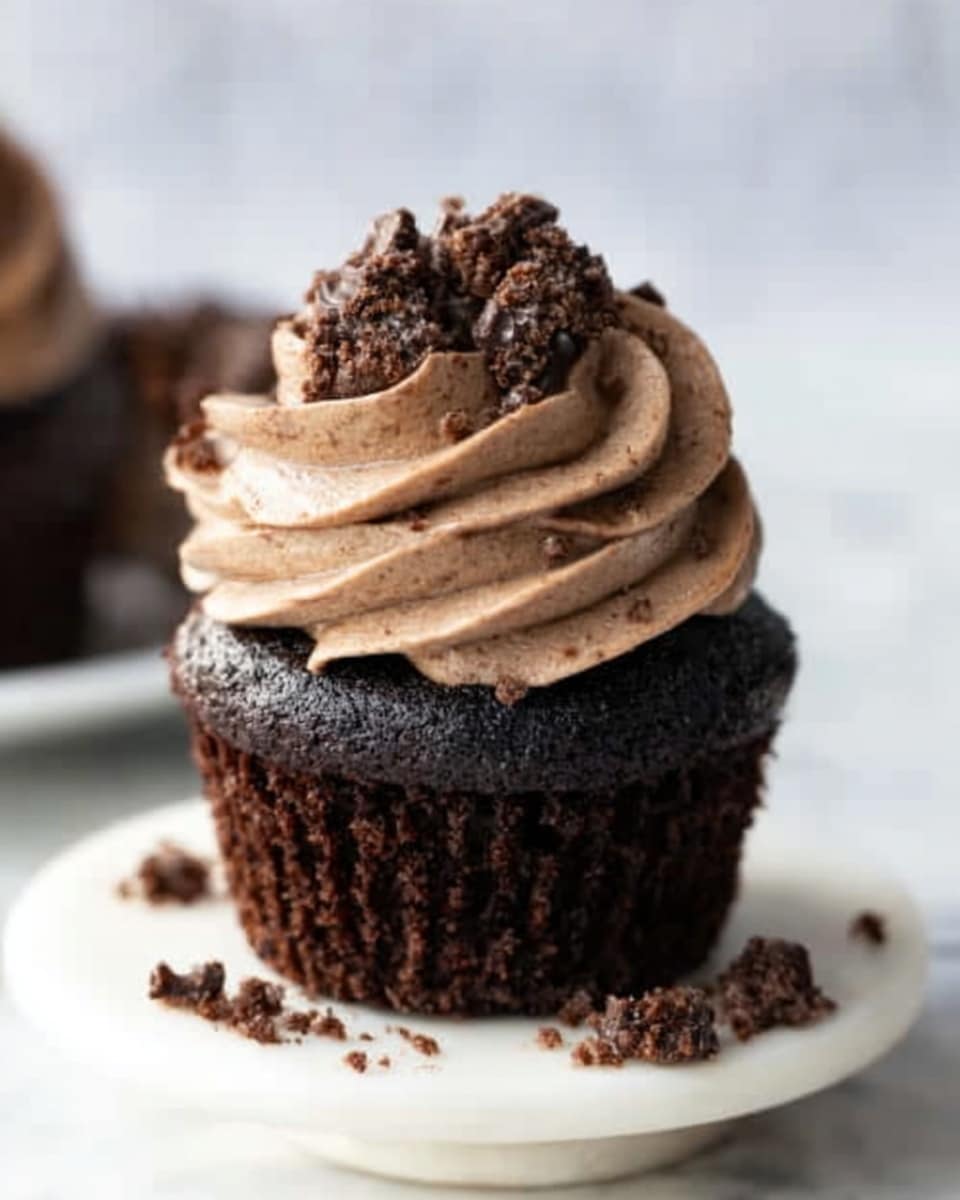 Triple Chocolate Brownie Cupcakes Recipe