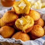 Easy Honey Butter Cornbread Poppers Recipe