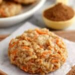 Healthy Carrot Cake Oatmeal Cookies Recipe