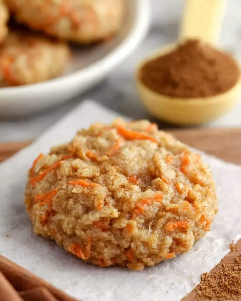 Healthy Carrot Cake Oatmeal Cookies Recipe