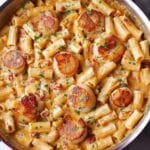 Creamy Mozzarella Scallop Pasta Recipe