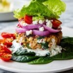 Greek Chicken Burgers Recipe
