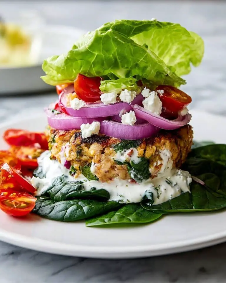 Greek Chicken Burgers Recipe