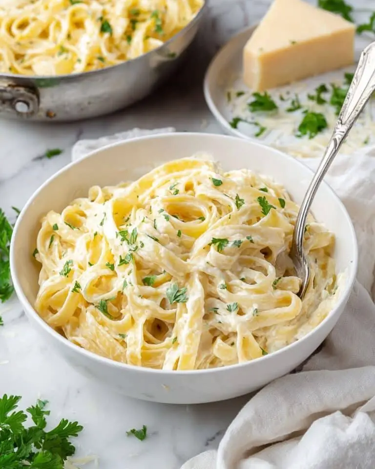 Cottage Cheese Fettuccine Alfredo Recipe