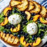 Grilled Peach and Burrata Salad Recipe