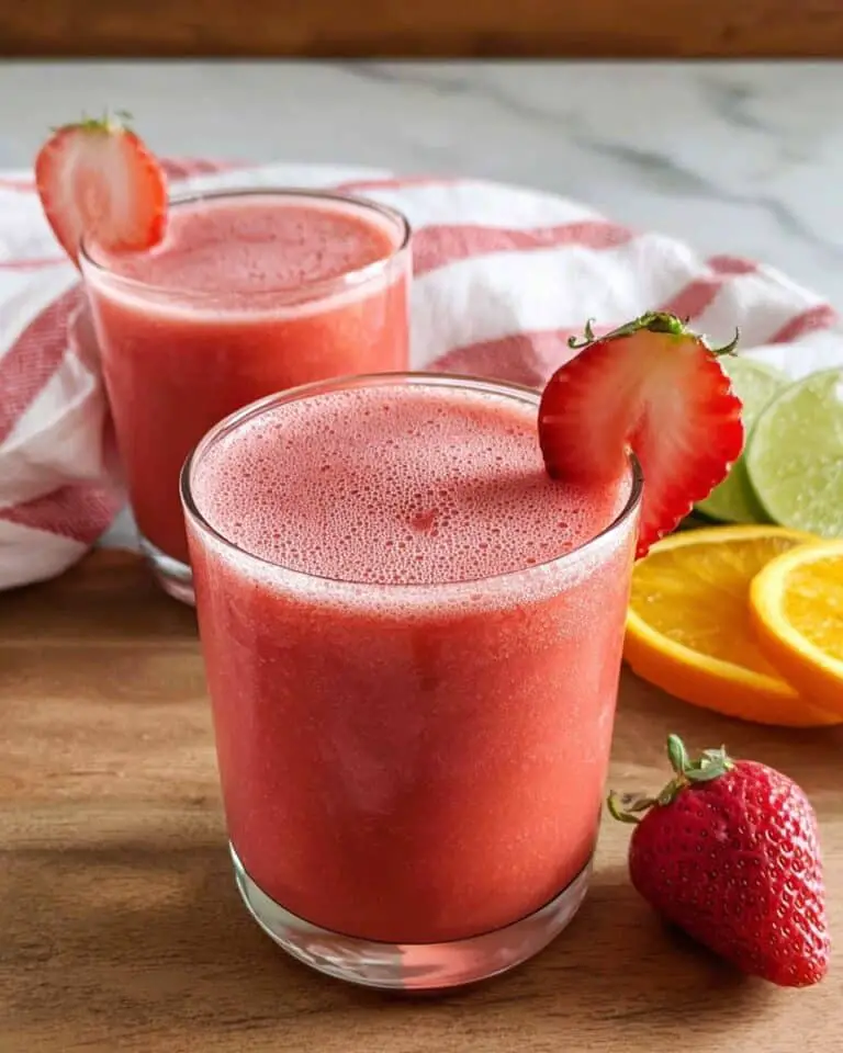 Healthy Frozen Strawberry Mocktail (Whole30, Sugar-Free) Recipe