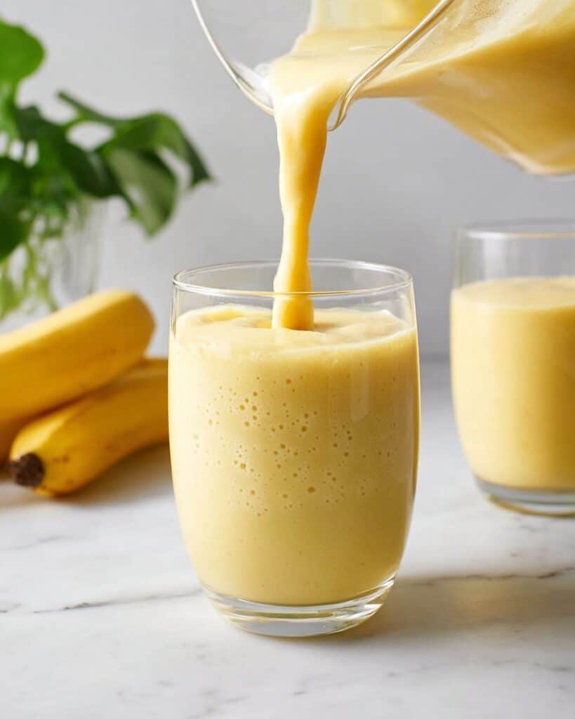 Creamy Mango Smoothie with Banana and Lime Recipe