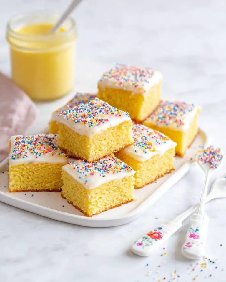 Retro School Dinner Cake Recipe