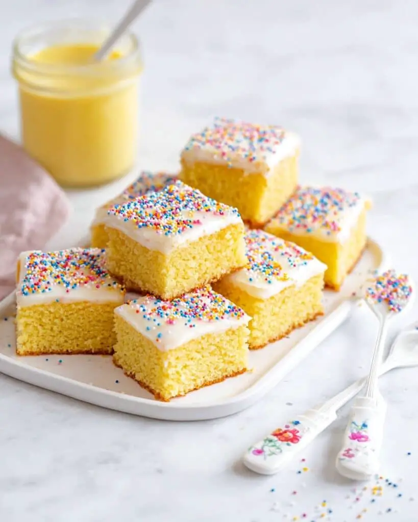 Retro School Dinner Cake Recipe