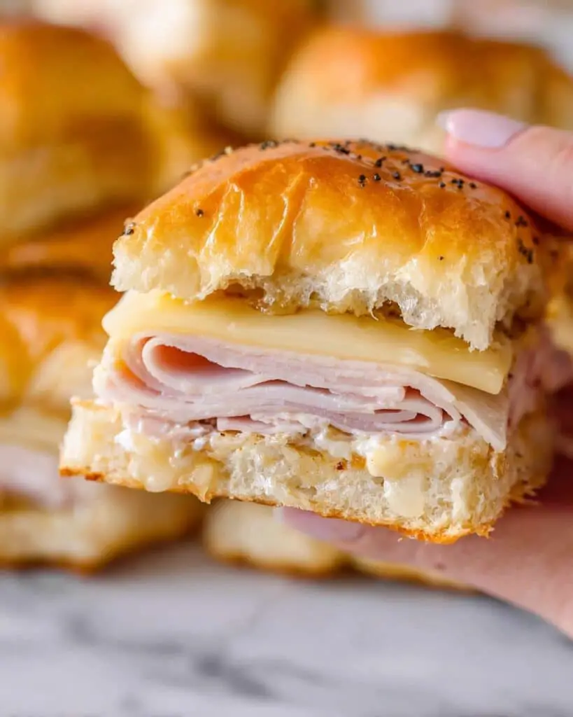 Turkey Sliders with Swiss Cheese and Everything Bagel Seasoning Recipe