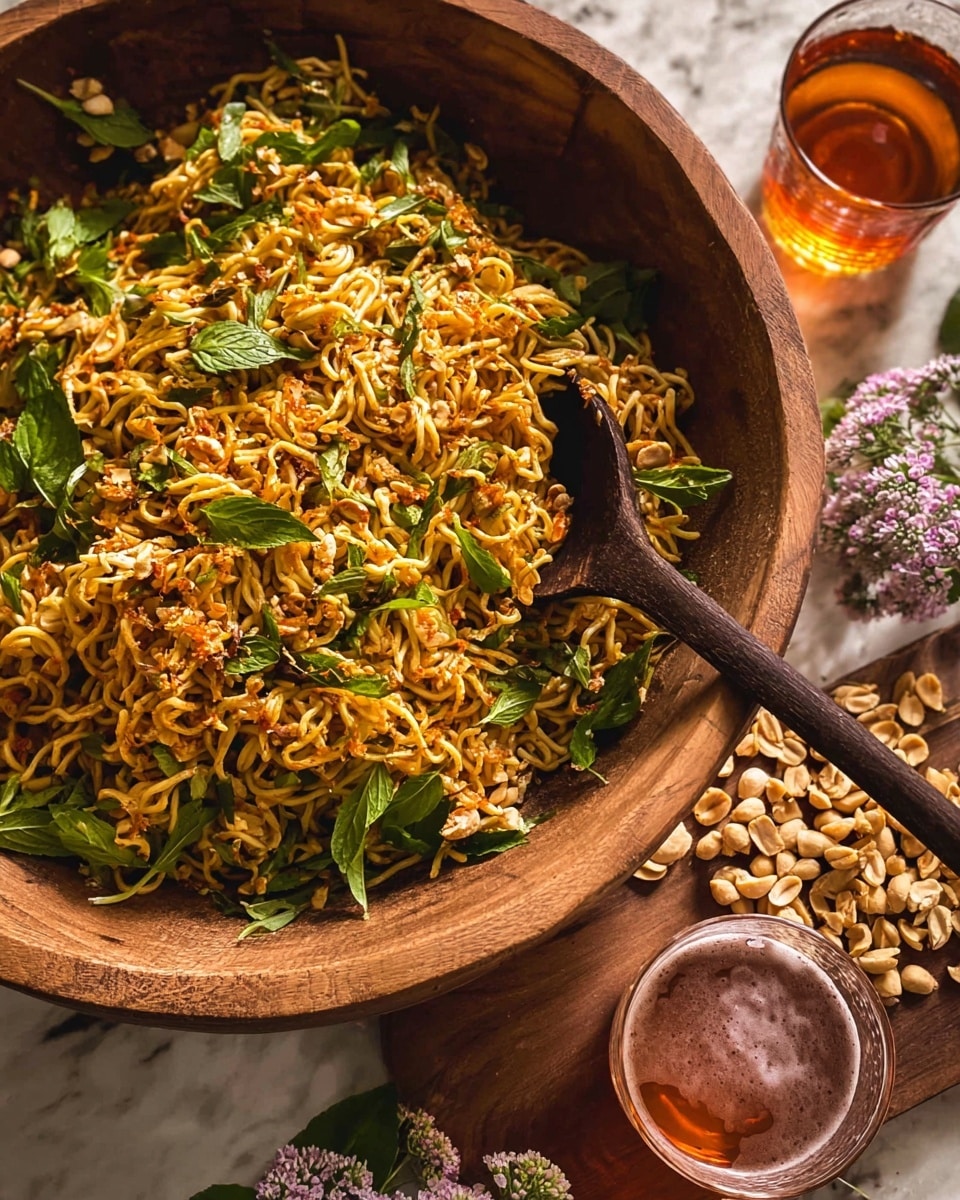 Peanut Chicken Ramen Salad Recipe
