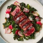 Lamb Steaks with Mediterranean Sauce Recipe