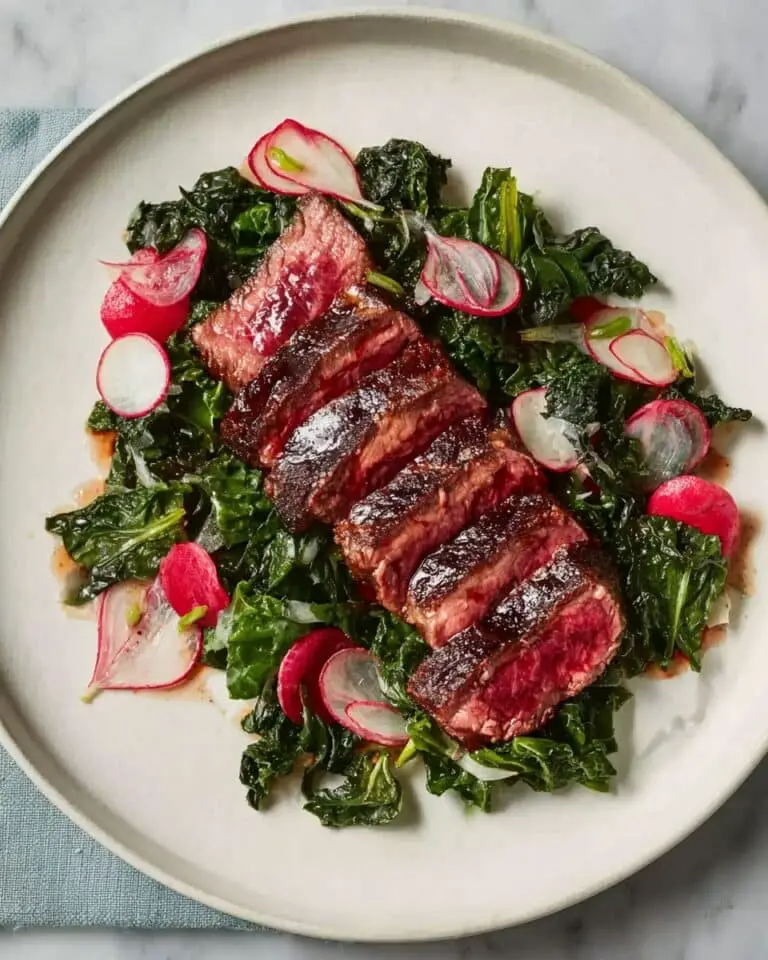 Lamb Steaks with Mediterranean Sauce Recipe