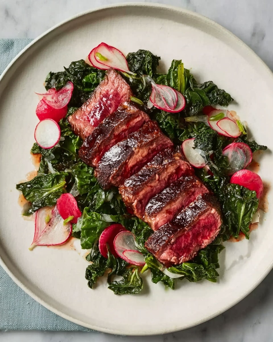 Lamb Steaks with Mediterranean Sauce Recipe
