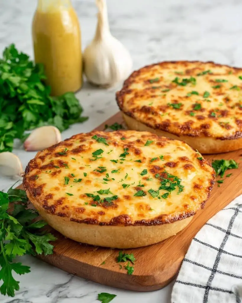 Three Cheese Garlic Bread Recipe
