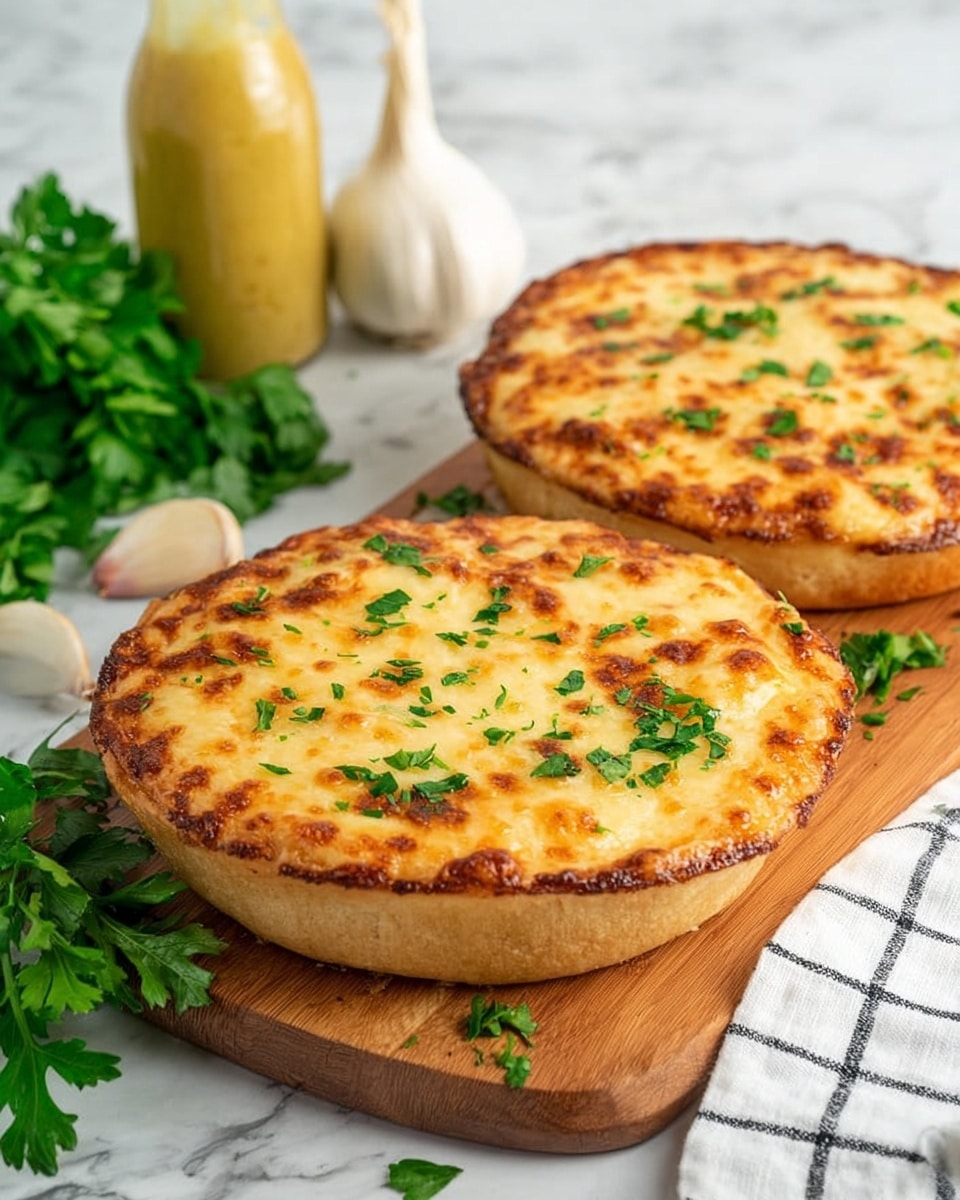 Three Cheese Garlic Bread Recipe