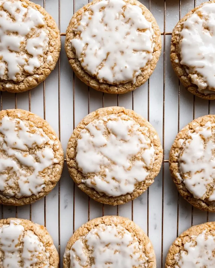 Brown Butter Iced Oatmeal Cookies Recipe