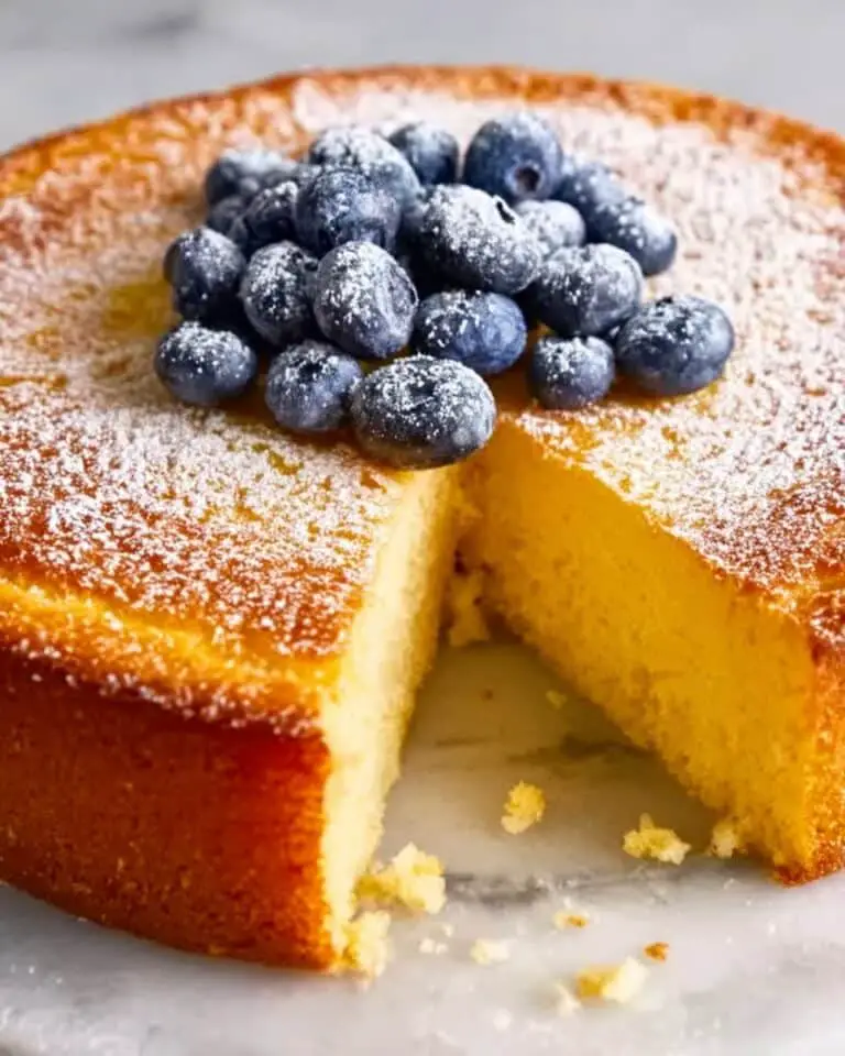 Honey Lemon Almond Flour Cake Recipe