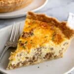 Sausage and Cream Cheese Quiche Recipe