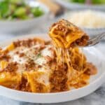 Baked Tortellini with Meat Sauce Recipe