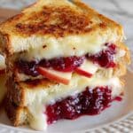 Brie, Apple and Cranberry Grilled Cheese Recipe