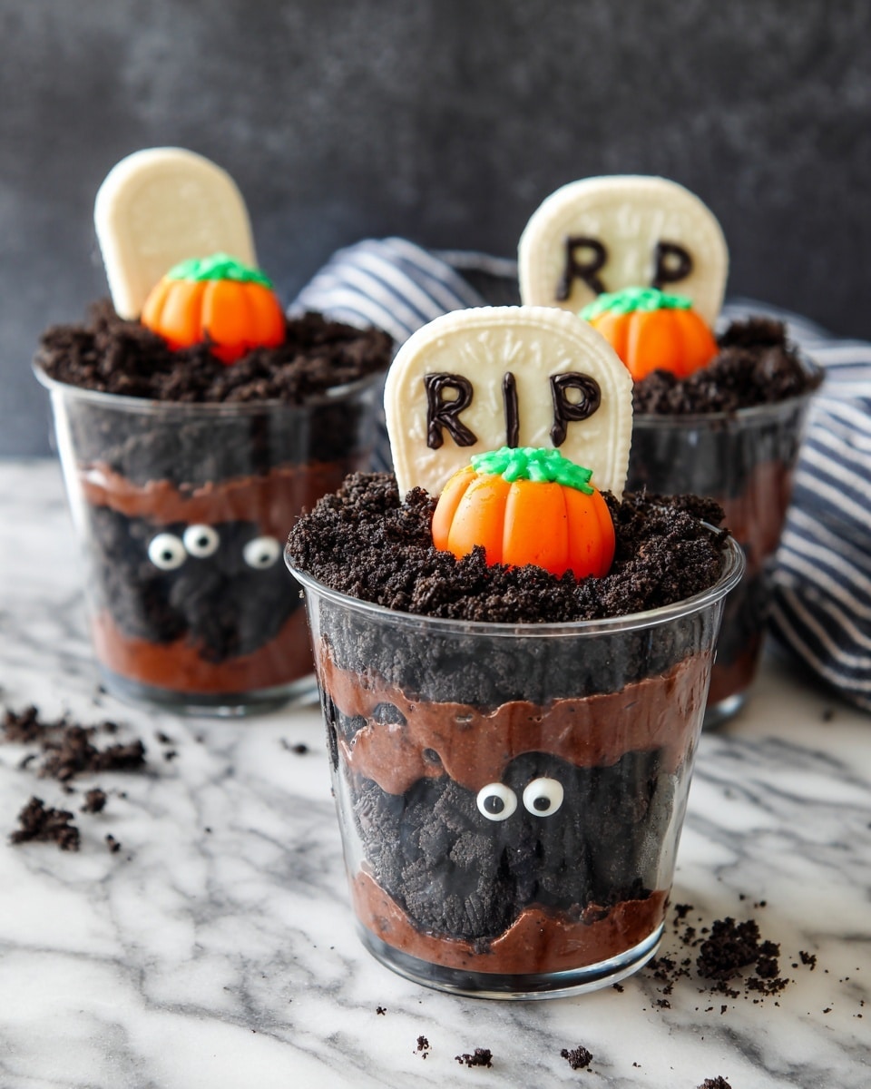 Graveyard Pudding Cookie Cups Recipe