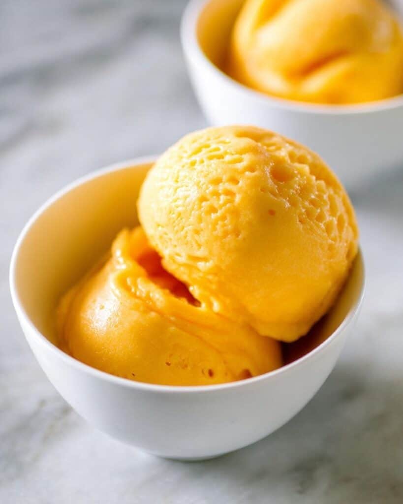 Basil-Peach Sorbet Recipe