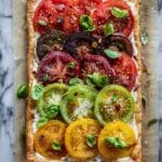 Easy Tomato Tart with Almond Vinaigrette Recipe