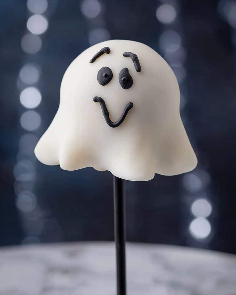 Casper the Ghost Cake Pops Recipe