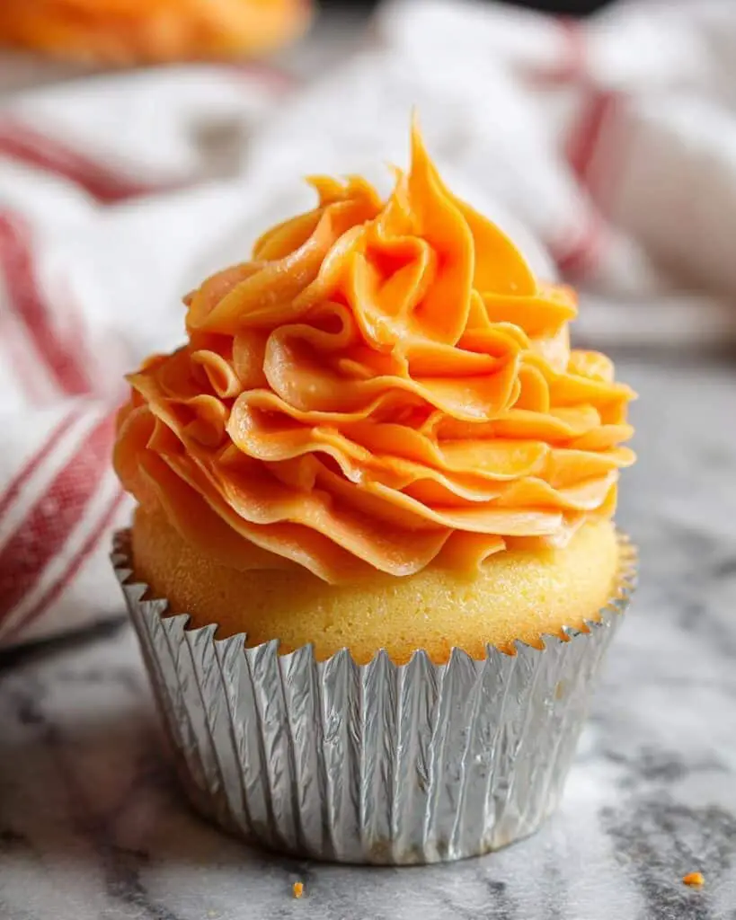 Easy Orange Frosting (Buttercream Icing) Recipe