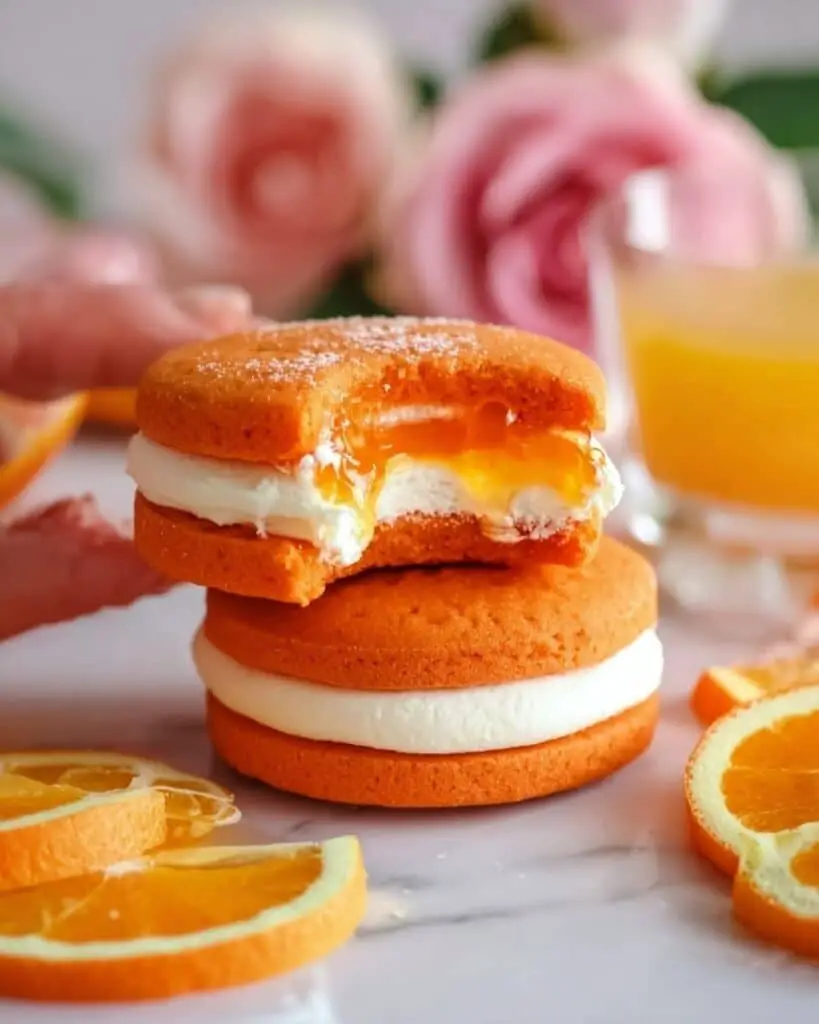Vegan Orange Cream Cookies Recipe
