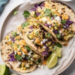 Zucchini and Corn Tacos with Chipotle Sauce Recipe