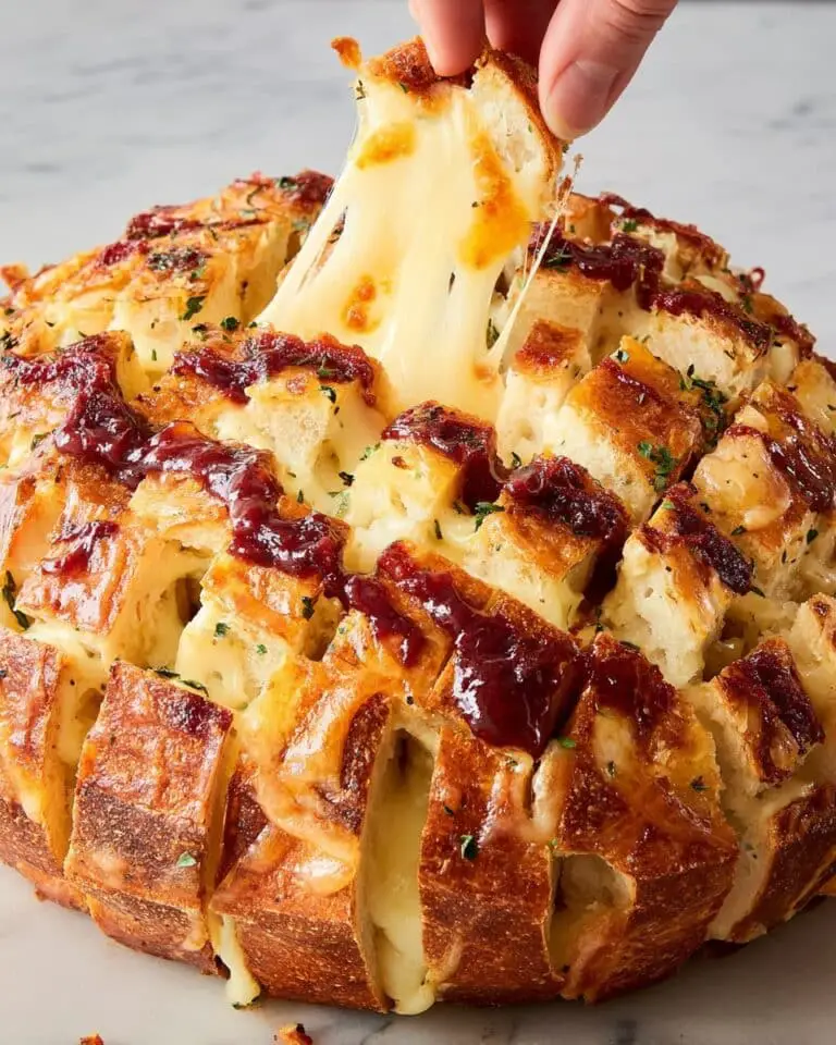 Cranberry Brie Pull-Apart Bread Recipe