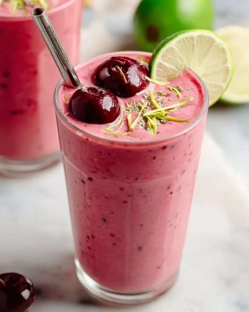 Cherry Lime Smoothie Recipe
