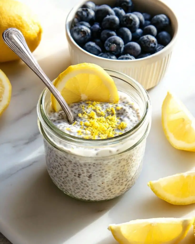 Lemon Chia Pudding with Greek Yogurt Recipe