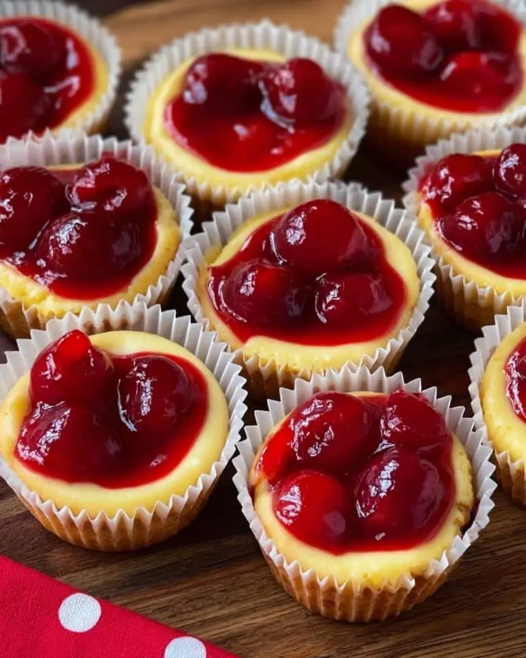 Cherry Cheesecake Cupcakes Recipe