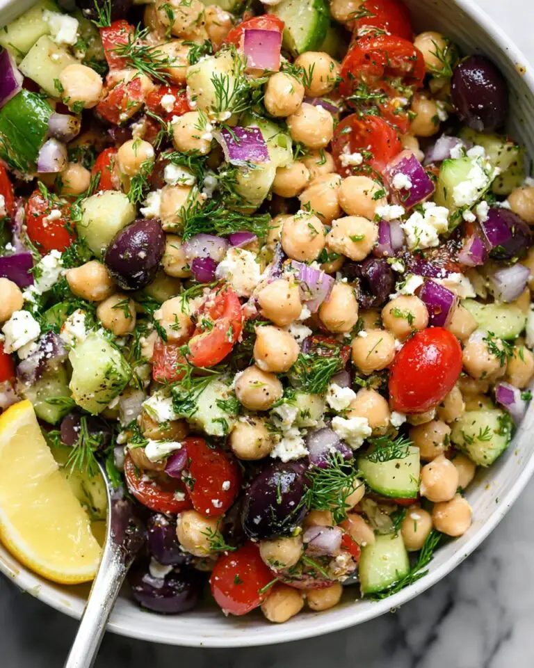 Mediterranean Chickpea Salad Recipe