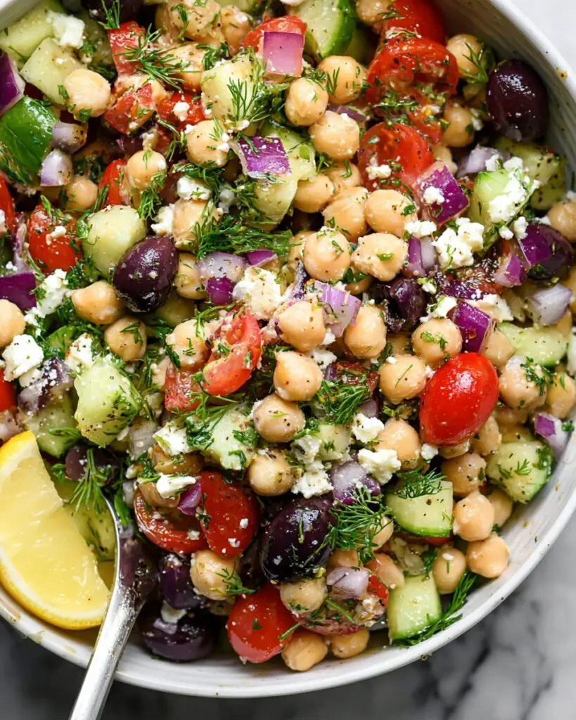 Mediterranean Chickpea Salad Recipe