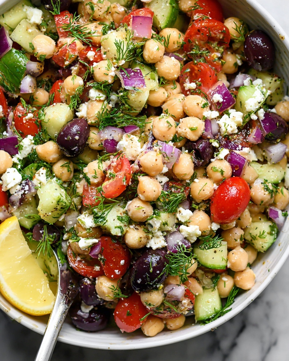 Mediterranean Chickpea Salad Recipe