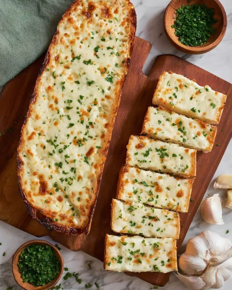 Cheesy Garlic Bread Recipe