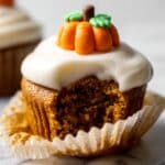 Pumpkin Cupcakes with Cream Cheese Frosting Recipe