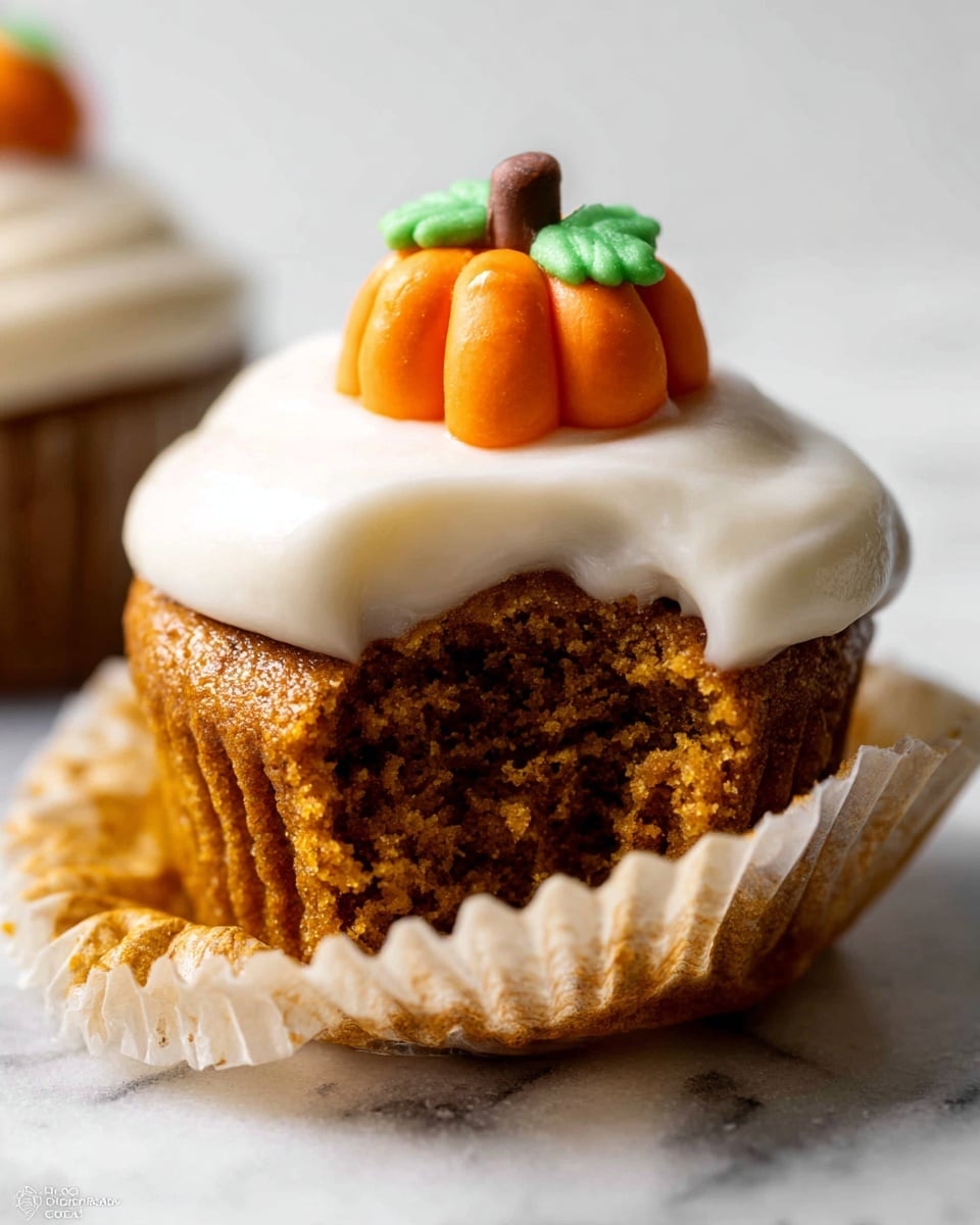 Pumpkin Cupcakes with Cream Cheese Frosting Recipe