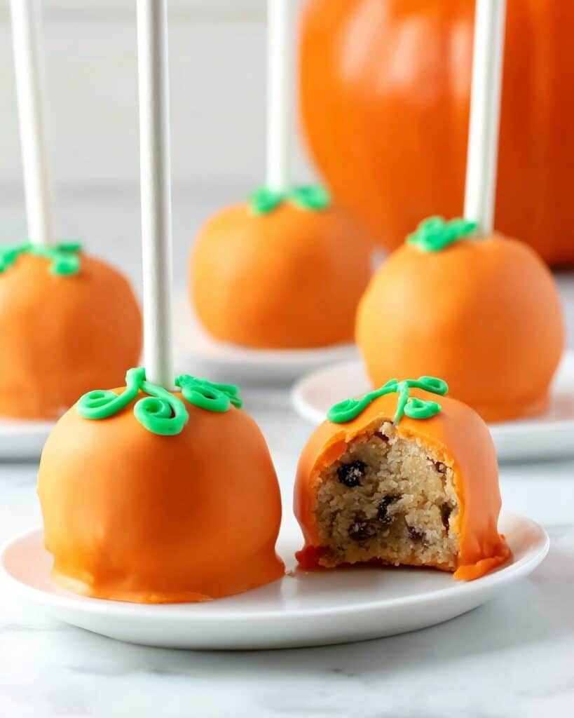 Pumpkin Cookie Dough Pops Recipe