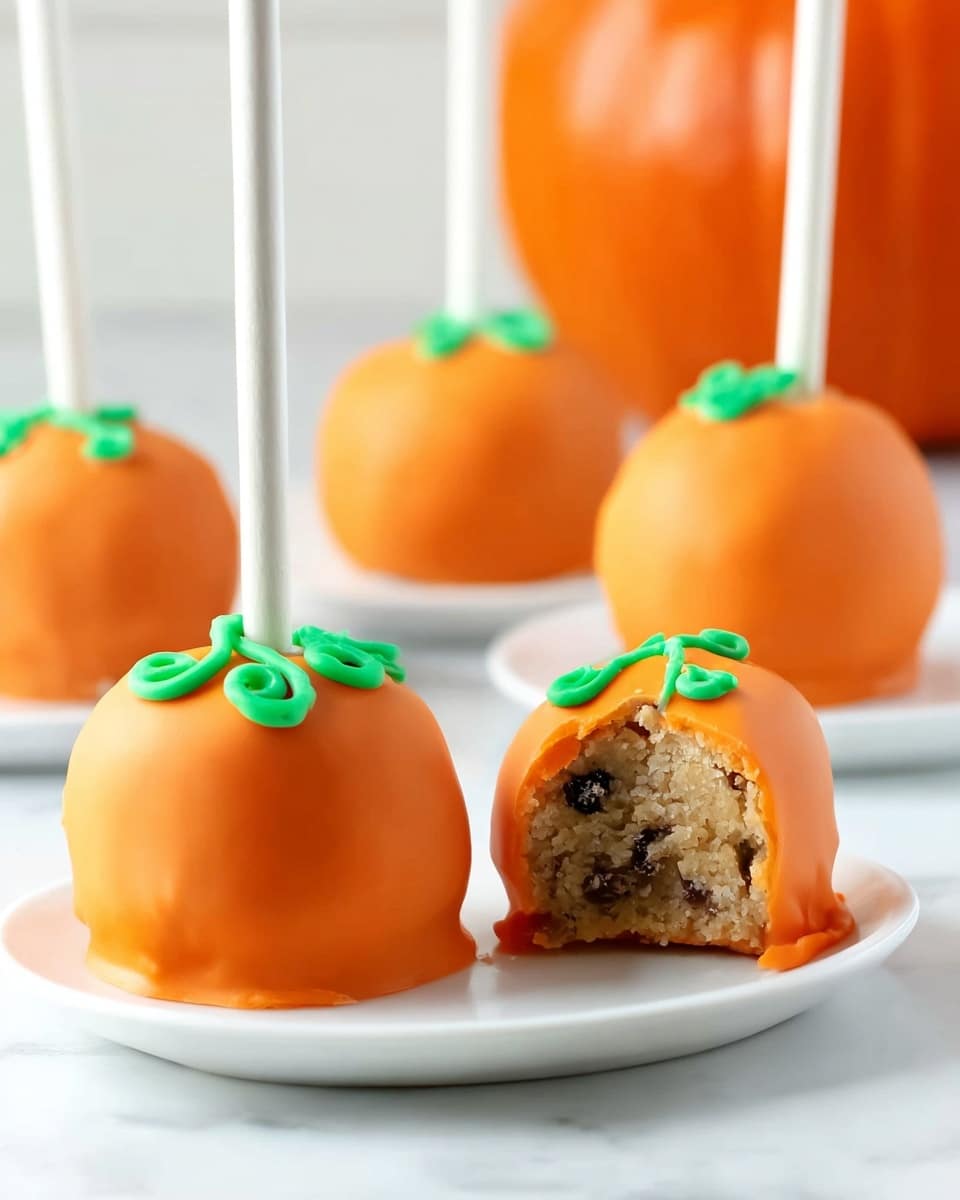 Pumpkin Cookie Dough Pops Recipe