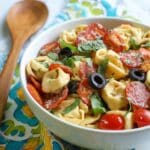 Roasted Red Pepper and Parmesan Tortellini Salad Recipe