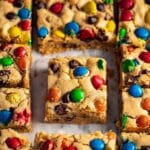 M&M Cookie Bars Recipe
