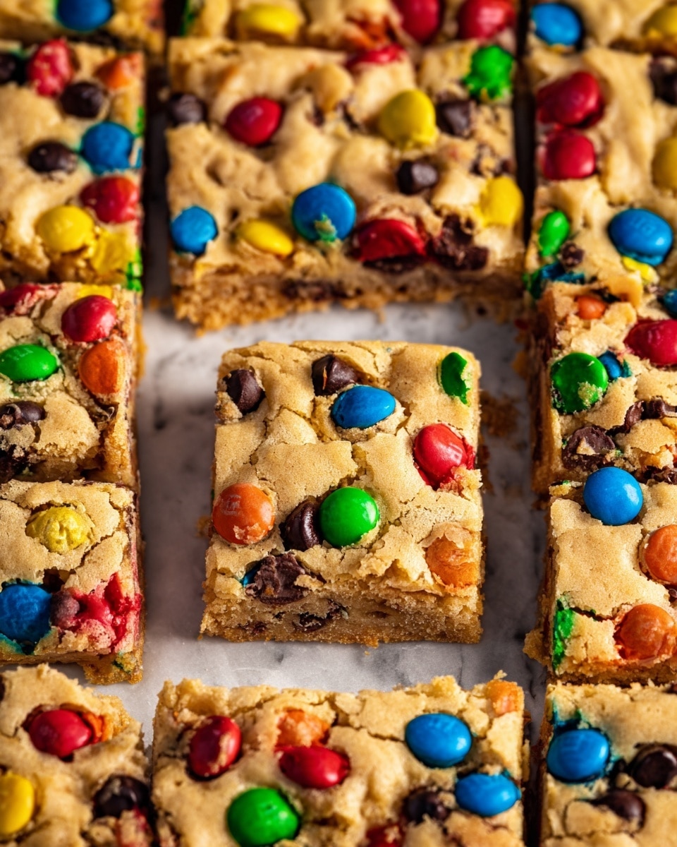 M&M Cookie Bars Recipe